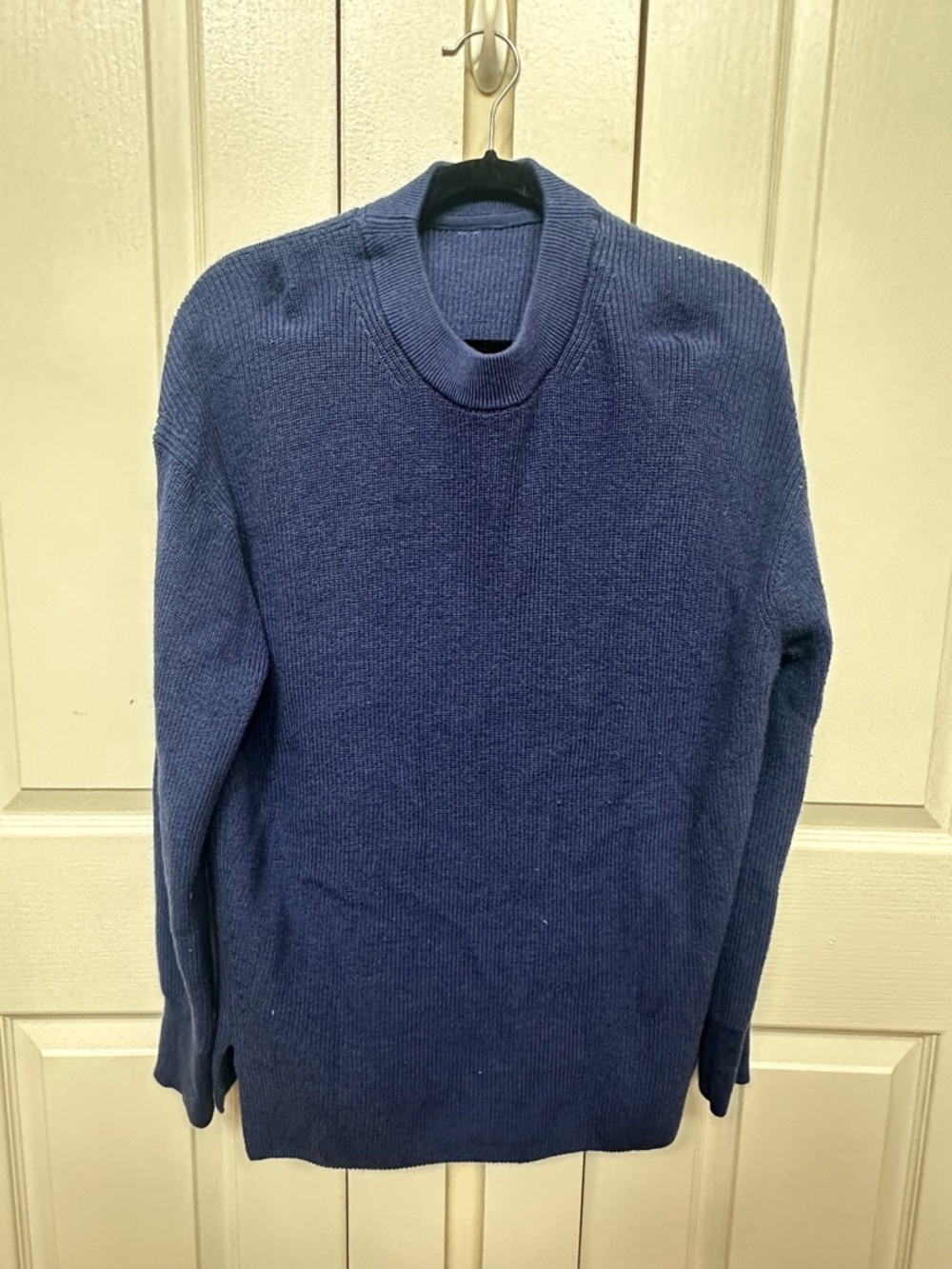 Lululemon wool blend Navy Crewneck Sweater